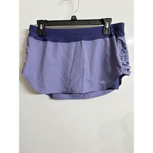 Nike Dri Fit Athletic Skort Skirt Ladies Stretch Tennis Golf Sport Purple Medium